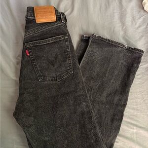 Levi's Men's Dark Gray Straight Jeans